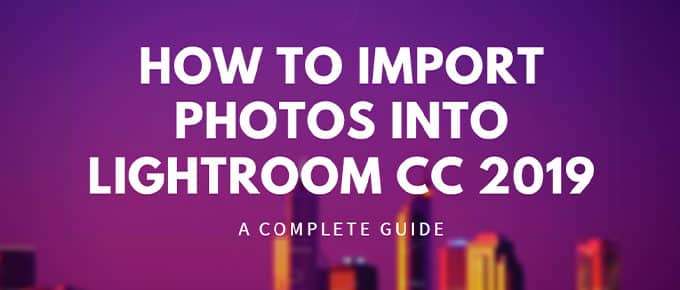 import photos into lightroom cc